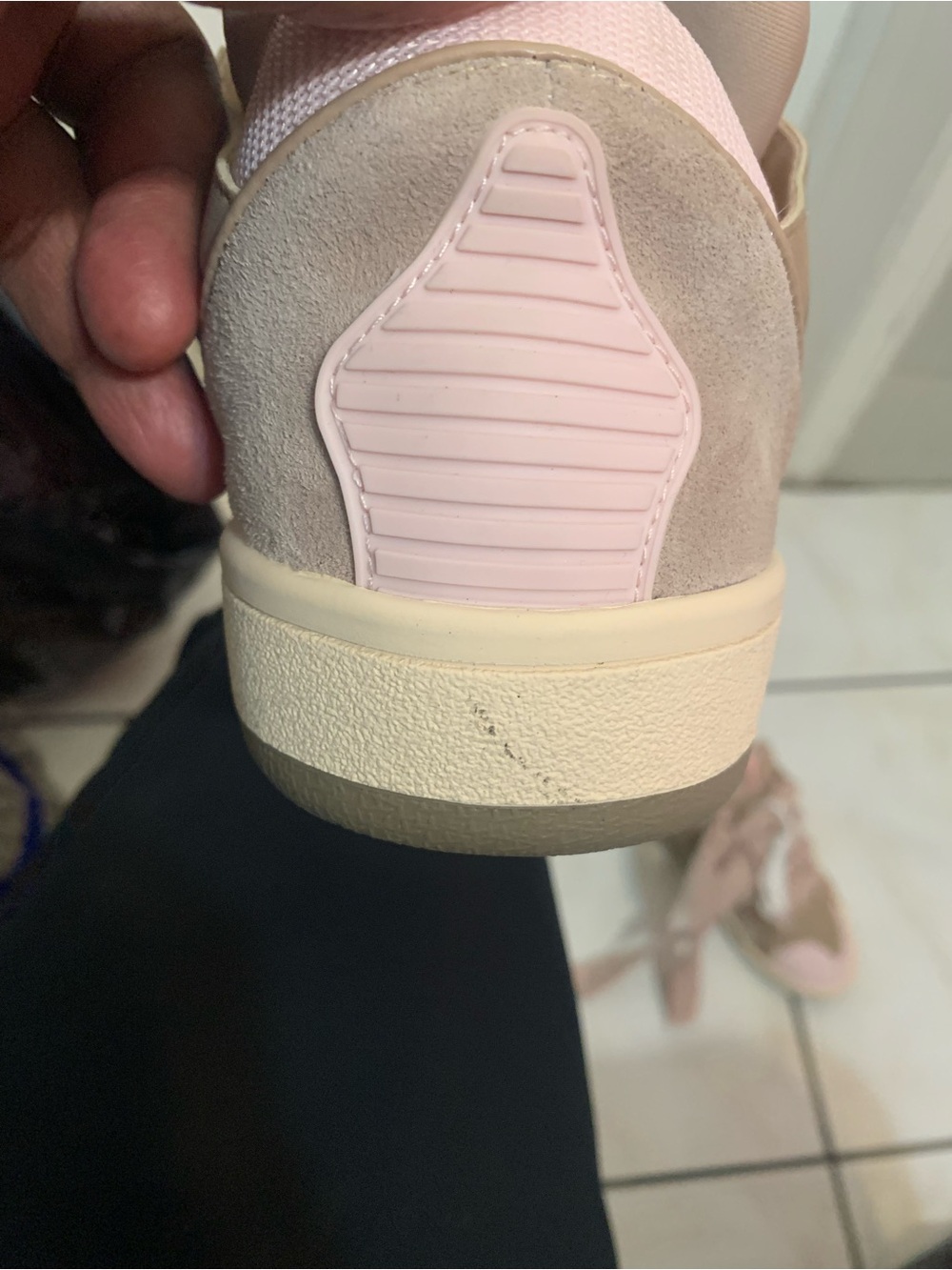 Lanvin Women's Blush Pink Leather Sneakers - Picture 8 of 9